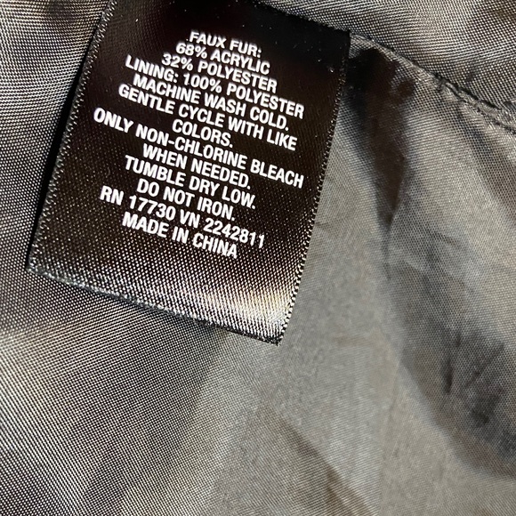 Massimo Faux Fur Vest in Off-White with Gray Highlights - Picture 8 of 11